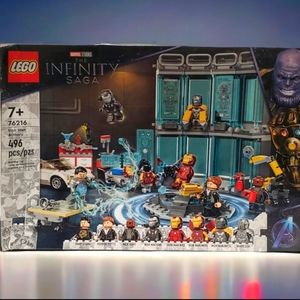 ***SOLD*** LEGO MARVEL SUPER HEROS 76216 IRON MAN ARMORY   NIB